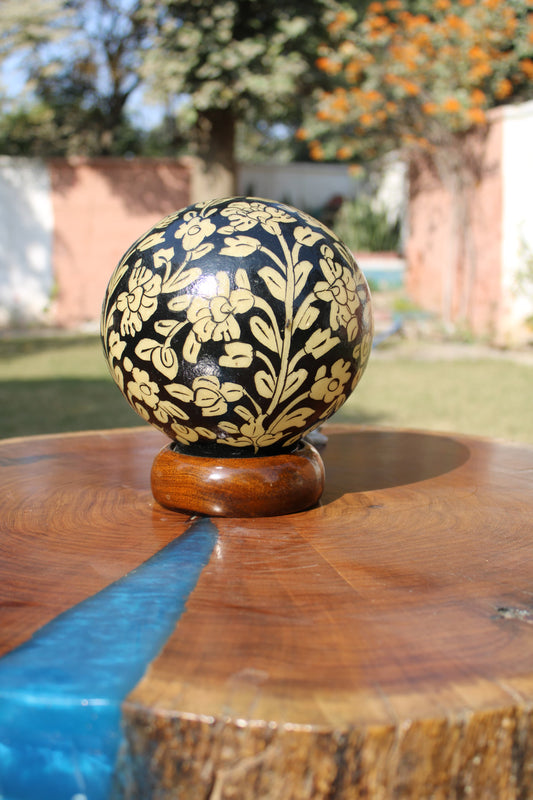 Globe Camel Skin Lamp